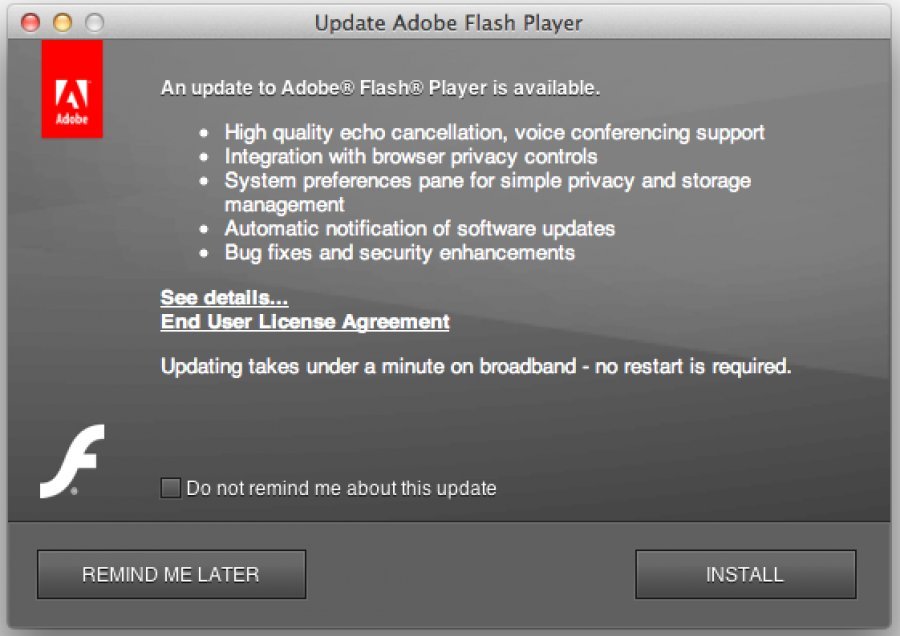 mac adobe flash player 9